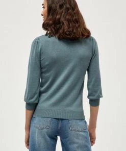 Minus Pullover Blue Zen Melange Femme -SOLDES D'ÉTÉ - Minus Fashion 9fd77dcdd8f8463f8d7405926f4f1e56