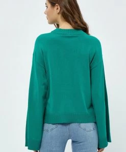 Minus Femme Pullover Ivy Green -SOLDES D'ÉTÉ - Minus Fashion a1032fe54a7649aea9d9d4ba4ba901dc