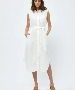 Minus MARLY Robe Chemise White Femme