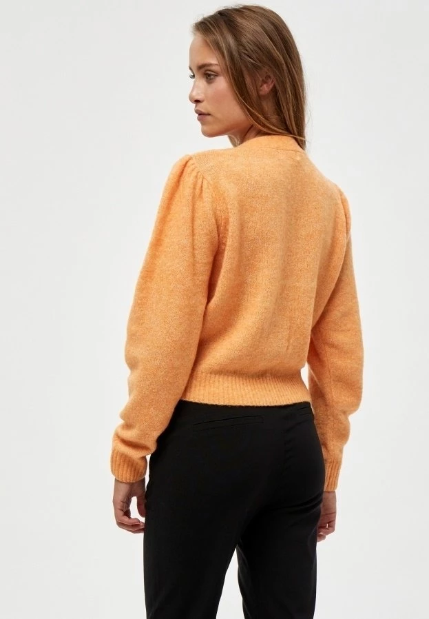 Minus Femme Gilet Apricot Tan Melange 5 Minus Femme Gilet Apricot Tan Melange – Image 3