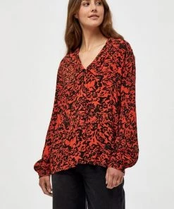 Minus THERESA Chemisier Graphic Flower Print Femme