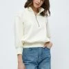 Minus Femme LEONA Sweatshirt Broken White 1 Minus Femme LEONA Sweatshirt Broken White -SOLDES D'ÉTÉ - Minus Fashion a2c23a975696474f83cf75d1b54402cf