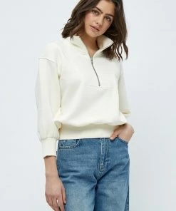 Minus Femme LEONA Sweatshirt Broken White