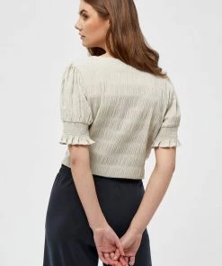 Minus Blouse White Small Checked Femme -SOLDES D'ÉTÉ - Minus Fashion a36d000b8fc5438d9221c0ca4d14ca98