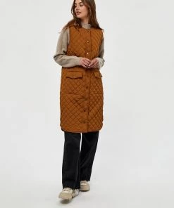 Minus Veste Sans Manches Rustic Brown Femme