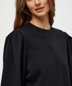 Minus Femme MIKA 3/4 SLEEVE Sweatshirt Black -SOLDES D'ÉTÉ - Minus Fashion a43ff955b65743c3a1d19e970dcd18c7