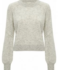 Minus Pullover Light Grey Melange Femme -SOLDES D'ÉTÉ - Minus Fashion a4850144cf1645fb9a1130fdc05a0861