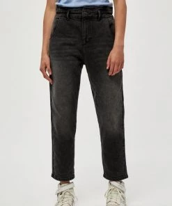 Minus DINA Jean Boyfriend Black Denim Femme