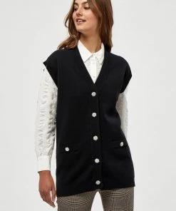 Minus Femme Veste Sans Manches Black