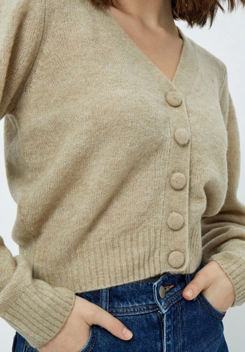 Minus Gilet Feather Grey Melange Femme 6 Minus Gilet Feather Grey Melange Femme – Image 4