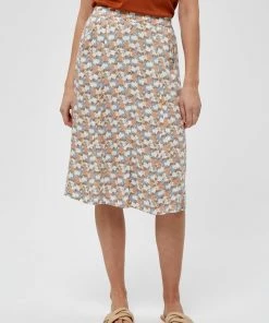 Minus Femme SILJE Jupe Trapèze Flower Paint Print