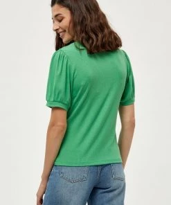 Minus JOHANNA T Shirt Basique Apple Green Femme -SOLDES D'ÉTÉ - Minus Fashion a6f9f272aa8a4be5bd9580902c53bc7d