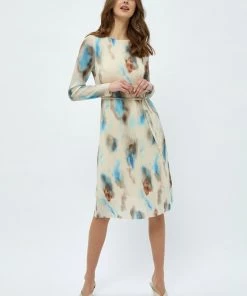 Minus Robe De Jour White, Light Blue Femme -SOLDES D'ÉTÉ - Minus Fashion a7672b0c2886451895d12368e92e46dc