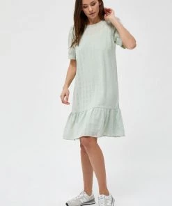 Minus SANNE Robe De Jour Matcha Ice Femme