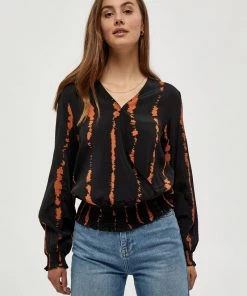 Minus Blouse Brown Sugar Tie Dye Print Femme