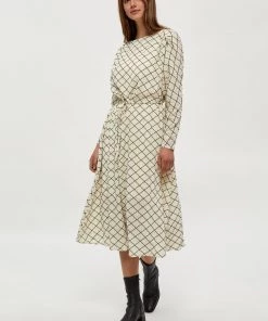 Minus Femme SHEA Robe De Jour Black Square Print -SOLDES D'ÉTÉ - Minus Fashion a9488664518442d38f094351b5b05503