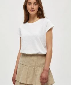 Minus LETI T Shirt Basique White Femme