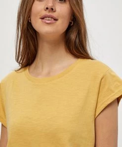 Minus Femme LETI T Shirt Basique Cornbutter -SOLDES D'ÉTÉ - Minus Fashion a95c11c4dd8d4c5391603f4b496a3d6c