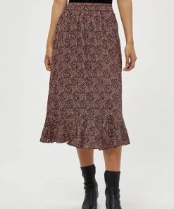 Minus Femme ANINA Jupe Trapèze Red