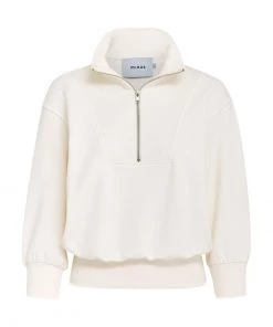 Minus Femme LEONA Sweatshirt Broken White -SOLDES D'ÉTÉ - Minus Fashion a9b861ac10034eb1a37c12e7871efc70