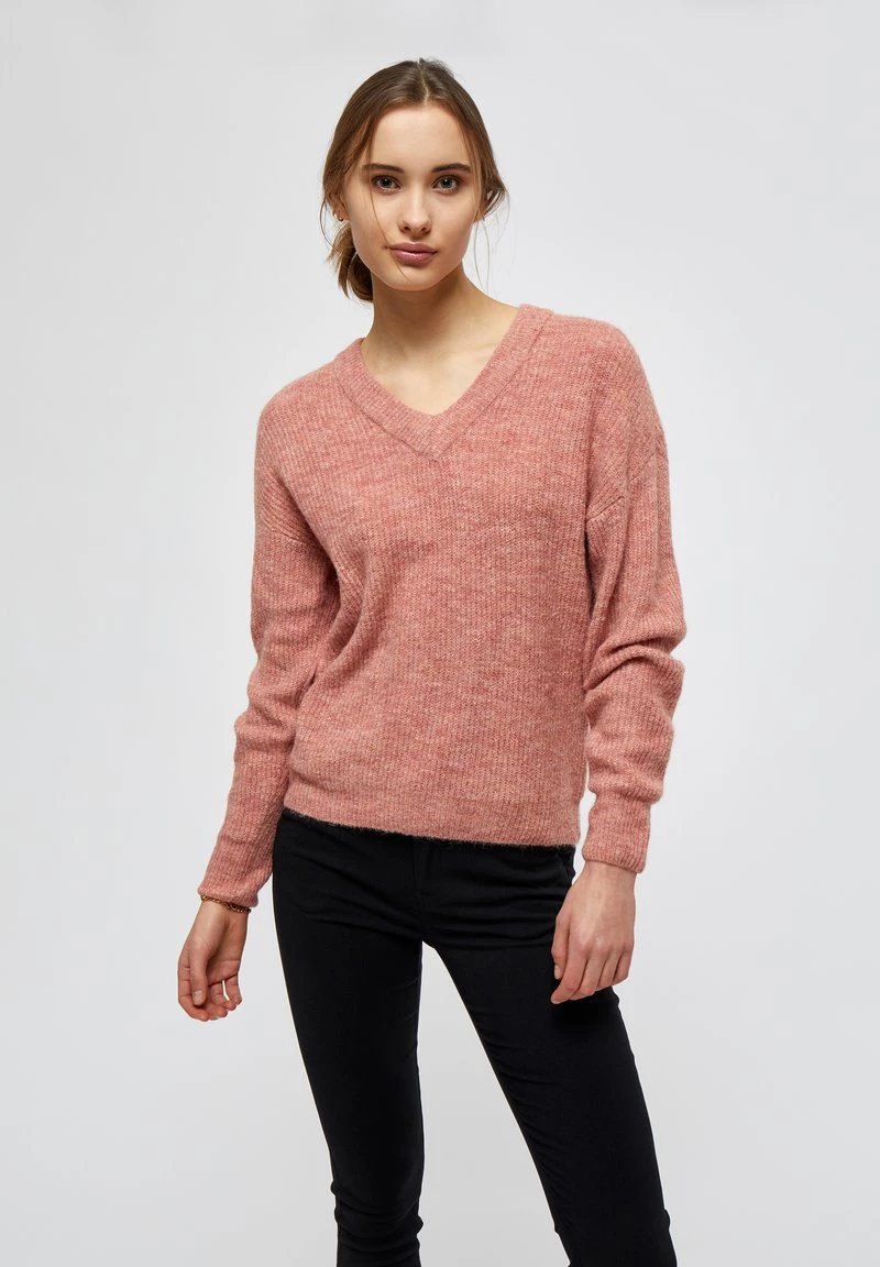 Minus Pullover Red Rust Melange Femme 4 Minus Pullover Red Rust Melange Femme – Image 2