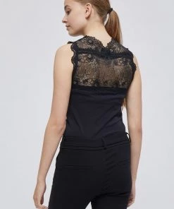 Minus VANESSA Blouse Black Femme -SOLDES D'ÉTÉ - Minus Fashion aabe90e3f31d47ddb4f35694870732b4