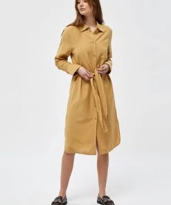 Minus Robe Chemise Prairie Sand Femme