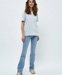 Minus Femme CATHY T Shirt Basique Ibiza Blue -SOLDES D'ÉTÉ - Minus Fashion ac8d86dd0dd147e9b30a1d2bd4182a5e