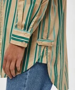 Minus APRIL OVERSIZE Chemisier Ivy Green Stripes Femme 9 Minus APRIL OVERSIZE Chemisier Ivy Green Stripes Femme -SOLDES D'ÉTÉ - Minus Fashion adbe051391e64d21b02963b42cf84fe1