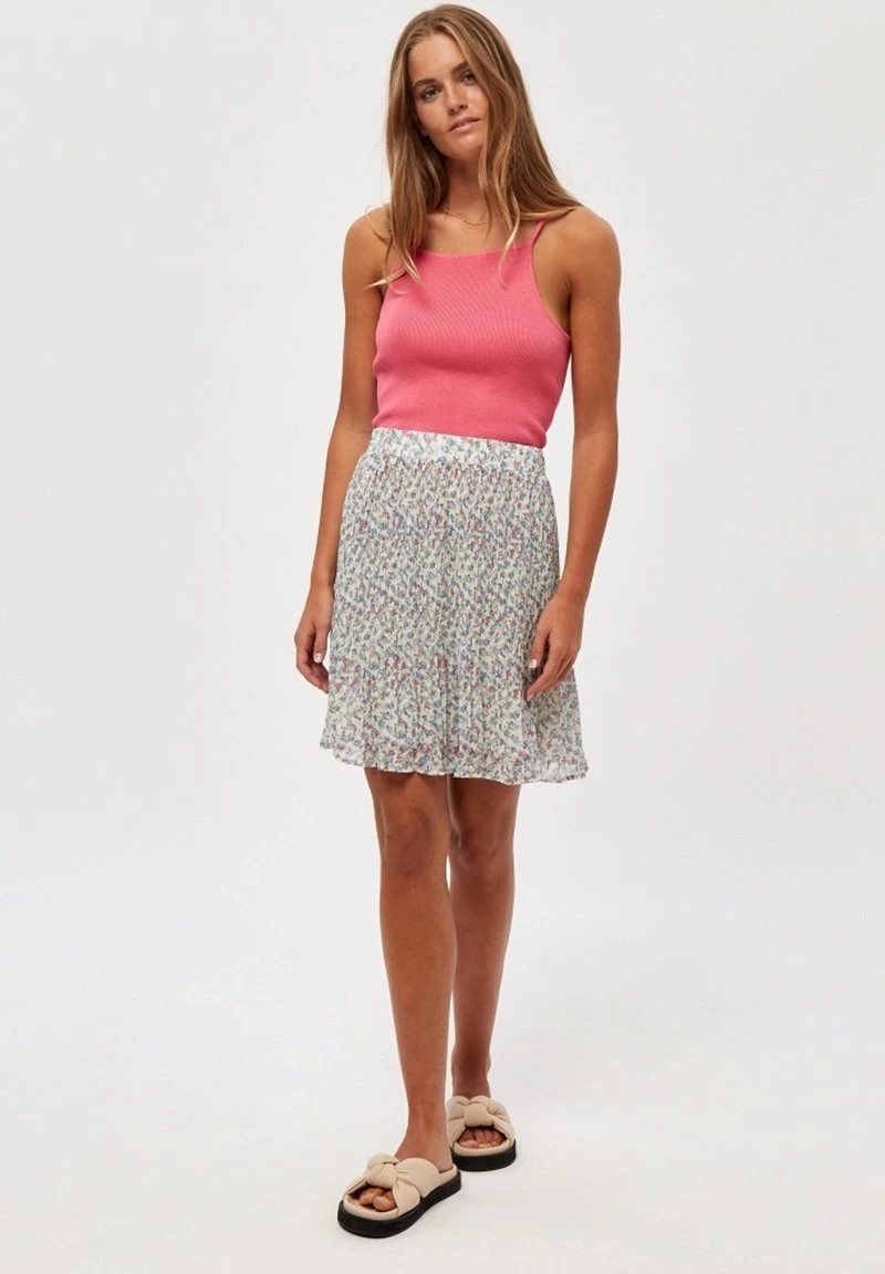 Minus RIKKA Jupe Plissée Frosted Mint Flower Print Femme 4 Minus RIKKA Jupe Plissée Frosted Mint Flower Print Femme – Image 2