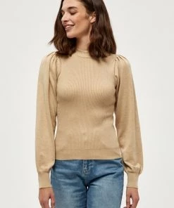 Minus Femme MERINA Pullover Warm Sand Melange