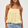 Minus Femme MAVINA Débardeur Light Yellow