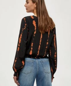 Minus Blouse Brown Sugar Tie Dye Print Femme -SOLDES D'ÉTÉ - Minus Fashion b14f9cb986304c72a2898a828a68c447