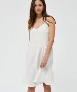 Minus Femme LOVI Robe De Jour Cloud Dancer