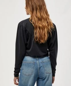 Minus SANDY LONG SLEEVE TEE T Shirt à Manches Longues Black Femme 9 Minus SANDY LONG SLEEVE TEE T Shirt à Manches Longues Black Femme -SOLDES D'ÉTÉ - Minus Fashion b210d420fae54d22993791628a5864be