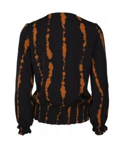 Minus Blouse Brown Sugar Tie Dye Print Femme -SOLDES D'ÉTÉ - Minus Fashion b25adc28da1042e688f84501d5fcbe54