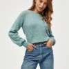 Minus Pullover Blue Femme -SOLDES D'ÉTÉ - Minus Fashion b2cb25e4ea51422891bb4b3958e657fe