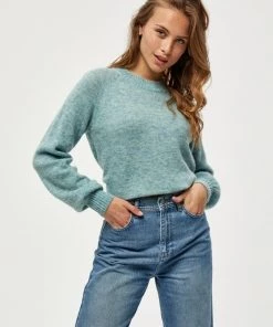 Minus Pullover Blue Femme