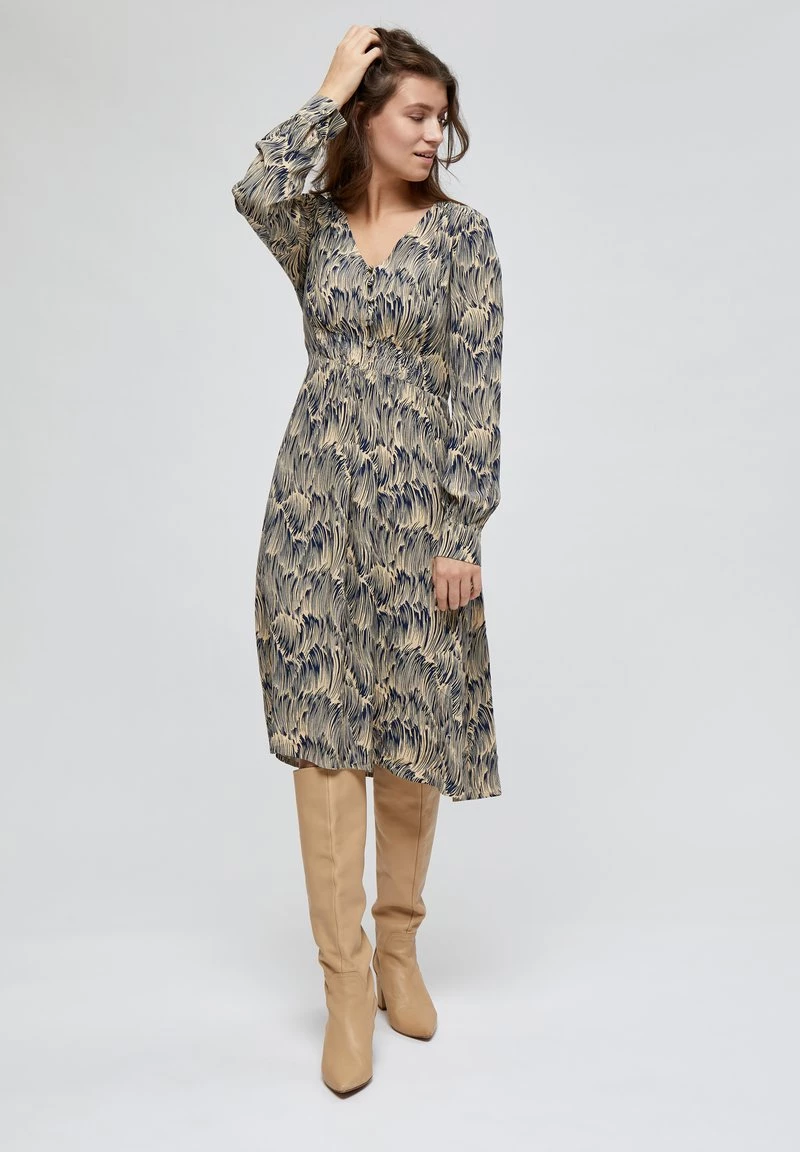 Minus ZENDY Robe De Jour Straw Print Femme 4 Minus ZENDY Robe De Jour Straw Print Femme – Image 2