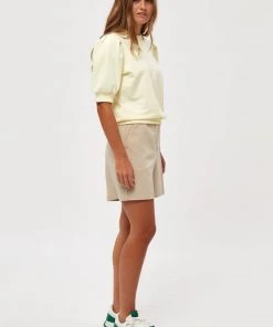 Minus MIKA T Shirt Basique Lemon Sorbet Femme -SOLDES D'ÉTÉ - Minus Fashion b4744c4474eb4ab7945dc3a072fc98e5