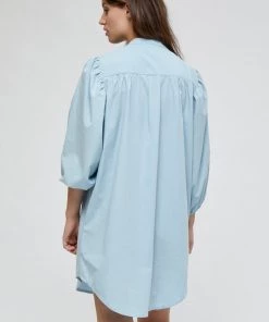 Minus Femme MILTA Robe Chemise Powder Blue -SOLDES D'ÉTÉ - Minus Fashion b5195f90d0964ef7a4d03def0732be8d
