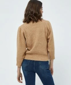 Minus Femme Pullover Warm Sand Melange -SOLDES D'ÉTÉ - Minus Fashion b5198e0249514bea9a1297adbcfd89ce