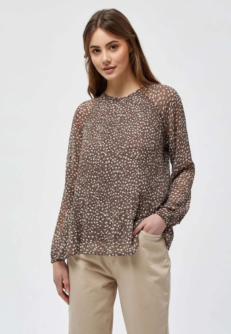 Minus Femme MAJ Blouse Sand Dot Print 3 Minus Femme MAJ Blouse Sand Dot Print