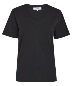 Minus LETI V NECK TEE T Shirt Basique Black Femme -SOLDES D'ÉTÉ - Minus Fashion b5aa664f55fc4074a6b4c49d2d5975f6