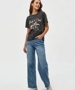 Minus KAYLEE TEE T Shirt Imprimé Black Femme -SOLDES D'ÉTÉ - Minus Fashion b73f34352e2a4042986509623c9629f4