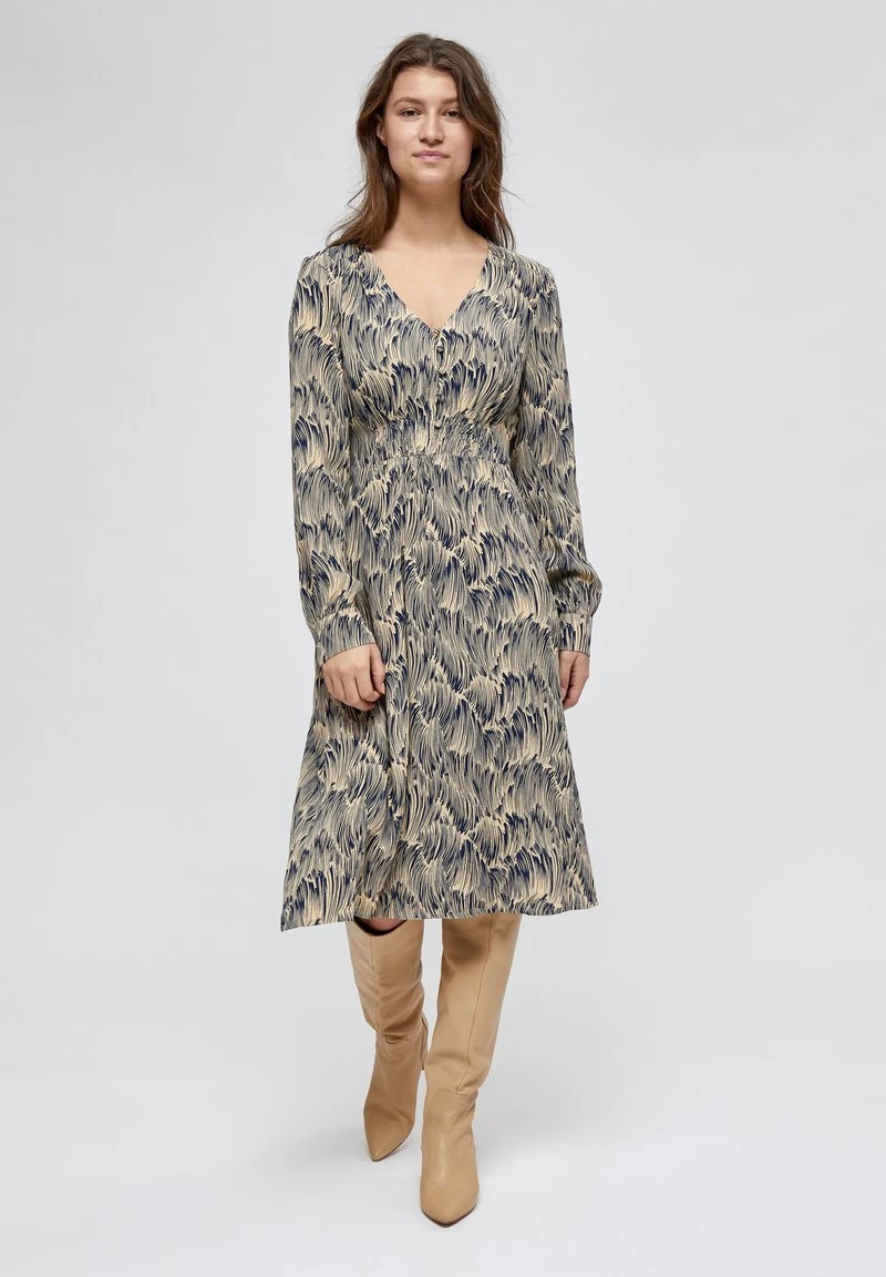 Minus ZENDY Robe De Jour Straw Print Femme 3 Minus ZENDY Robe De Jour Straw Print Femme