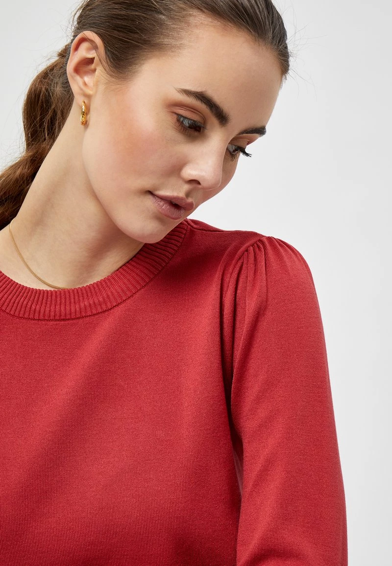 Minus MERSIN Pullover Berry Red Femme 6 Minus MERSIN Pullover Berry Red Femme – Image 4