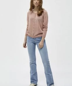 Minus NEW LAURA Gilet Powder Rose Lurex Femme -SOLDES D'ÉTÉ - Minus Fashion b888468e077e4156a5febdeb70a5ce45