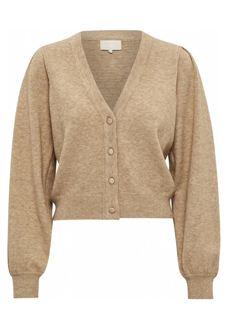 Minus Femme MARY Gilet Light Leather Brown Melange 7 Minus Femme MARY Gilet Light Leather Brown Melange – Image 5