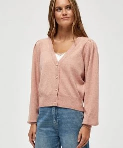 Minus Femme MARY Gilet Light Ash Rose